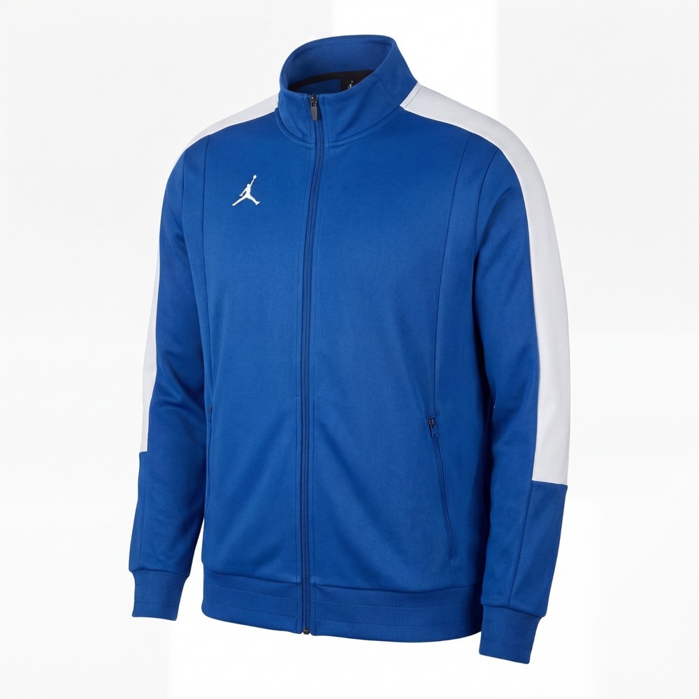 Jordan Basketball Training Full Zip Jacket Blue White Mens CN5342 , 3XL